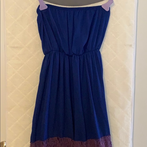 Strapless “Dainty hooligan” maxi dress - Picture 2 of 4